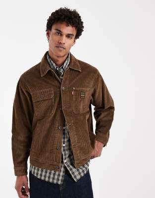Levi's® Herren Levi's Jeansjacken Braun Gr. Klein - Bild 3
