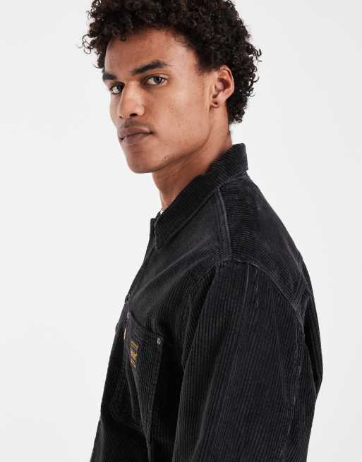 Levi's Workwear berkley cord truckerjacka med fickor i svart, 4 av 5