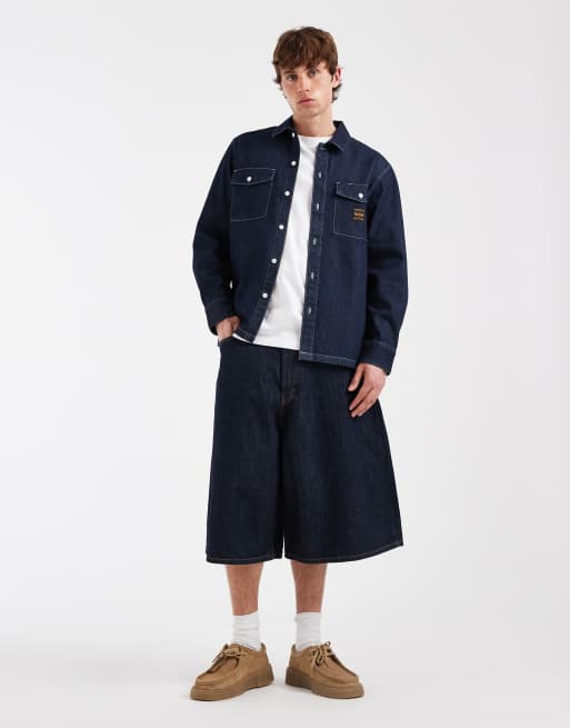 Levi's Workwear Berkley denim arbejdsjakke i mørkeblå, 3 af 6