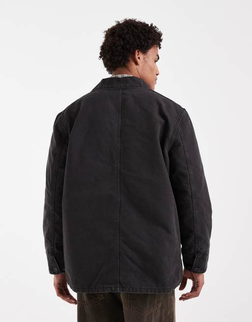 Levi's Workwear Berkley denim arbejdsjakke i vasket sort, 4 af 5
