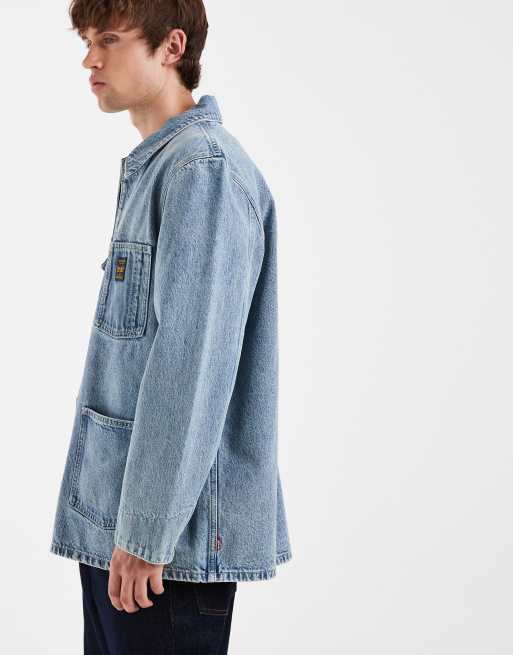 Levi's Workwear berkley denim arbetsjacka i ljusblått, 4 av 5