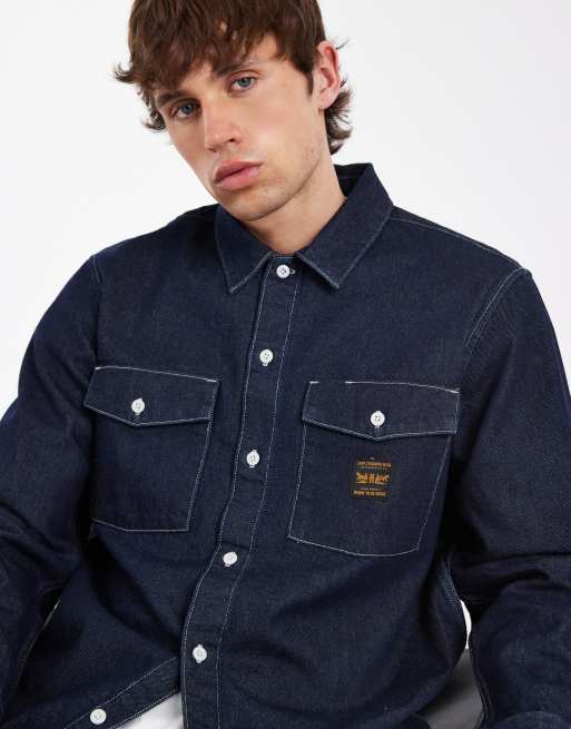 Levi's Workwear Berkley denim werkjas in donkerblauw, 4 van 6