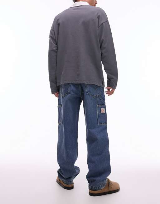 Levi's Workwear capsule 568 loose straight double knee jeans in