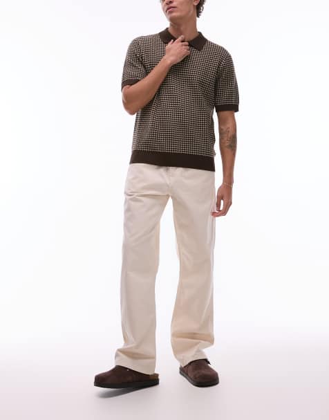Levi's – Workwear Capsule 568 – Naturvita, raka snickarbyxor i twill med ledig passform - view 1