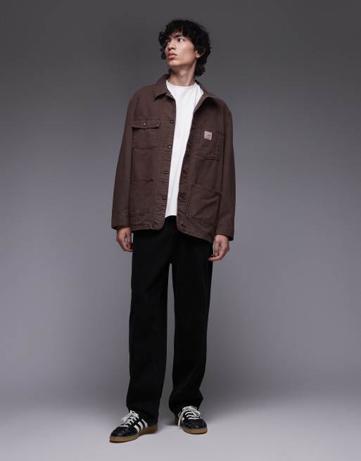 Levi's Workwear Capsule berkley chore coat in brown | ASOS