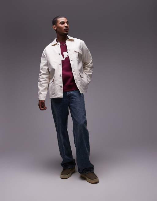 Levi's – Workwear Capsule – Biały płaszcz roboczy, 2 z 4