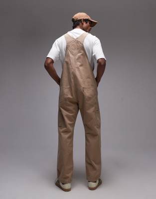 Levi's Workwear Capsule Canvas Overalls In Neutral