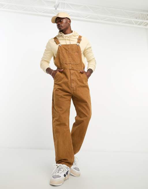 Orange 2025 denim overalls