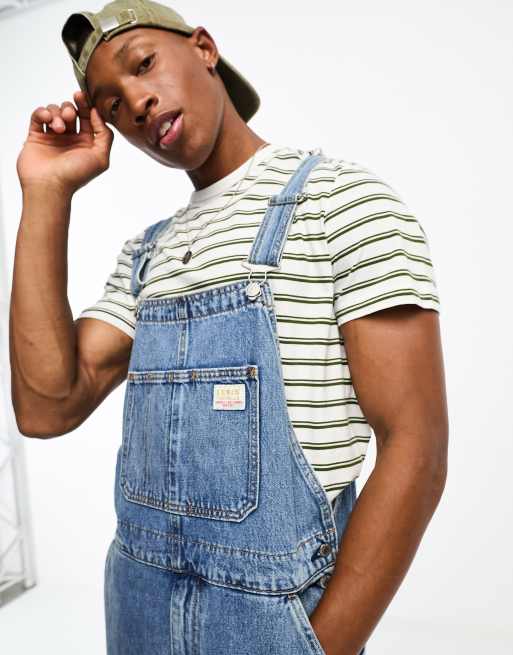 Levi s Workwear Capsule Denim overalls in mid blue wash ASOS