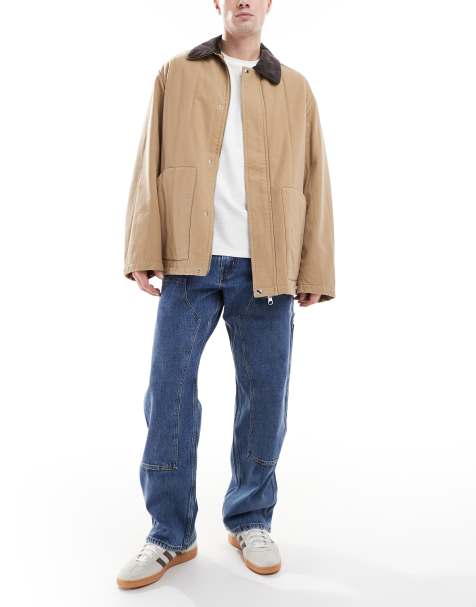 Levi's Workwear Capsule straight fit jeans in blue wash with side pockets