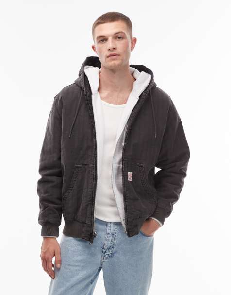 Levi's – Workwear – Capsule Potrero – Double Duty – Svarttvättad jacka med huva - view 1