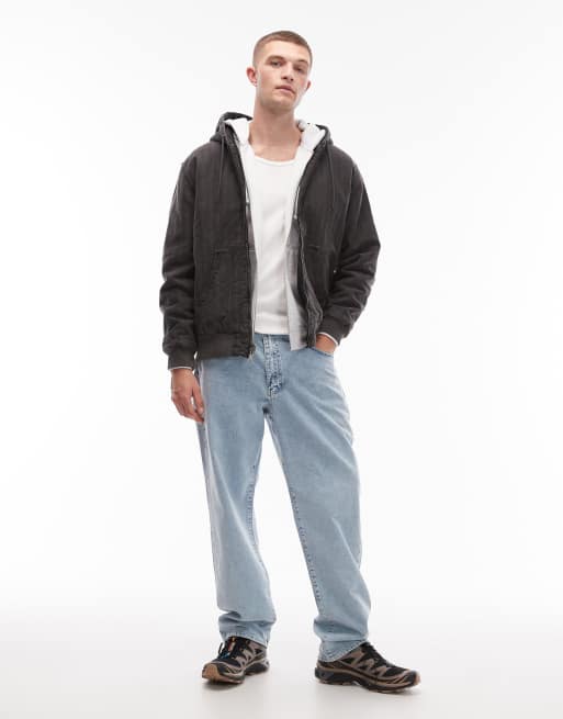 Levi's – Workwear – Capsule Potrero – Double Duty – Svarttvättad jacka med huva, 2 av 5