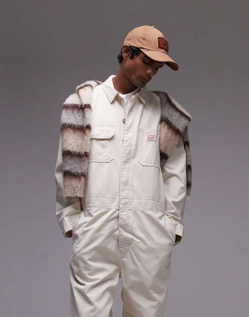KOUSUKEPOST OVERALLS USA製 カバーオール ホワイト Stay Loose Men's Coveralls - White | Levi's® US