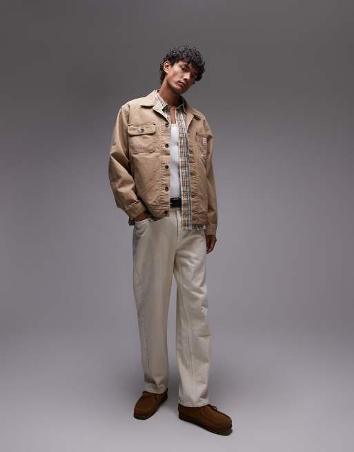 Levi's - Workwear Capsule - Sunrise - Truckerjack in beige, 2 van 4