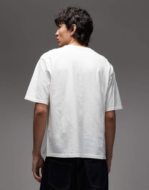 Levi's – Workwear Capsule – Vit oversize-t-shirt med logga, 3 av 5