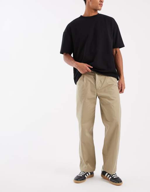 Levi's Workwear chino ample plissé beige, 2 de 5