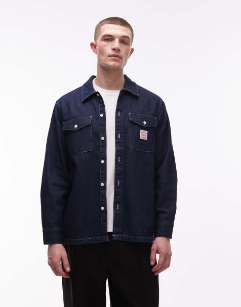 Levi's - Workwear - Denim overshirt in indigo - view 1