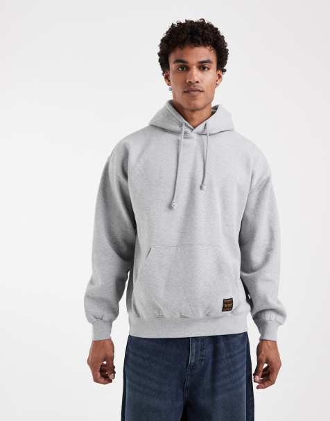 Levi's - Workwear - Felpa con cappuccio grigio chiaro - view 1