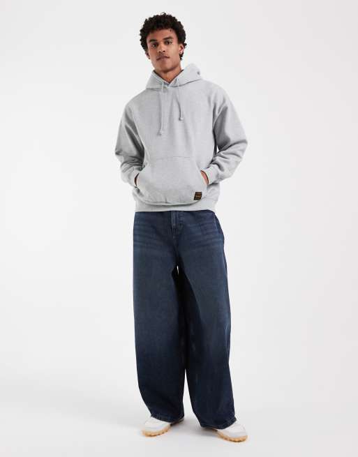 Levi's Workwear felpa con cappuccio in grigio mélange, 3 di 5