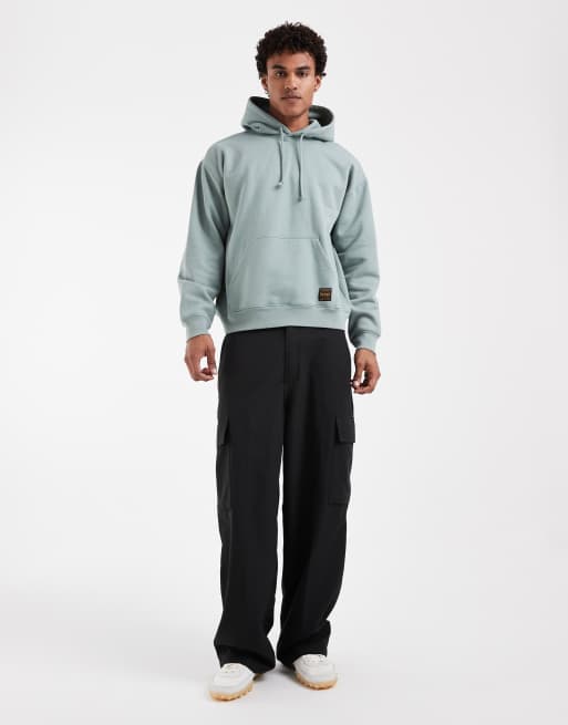 Levi's Workwear hoodie in lichtgroen/blauw, 3 van 5