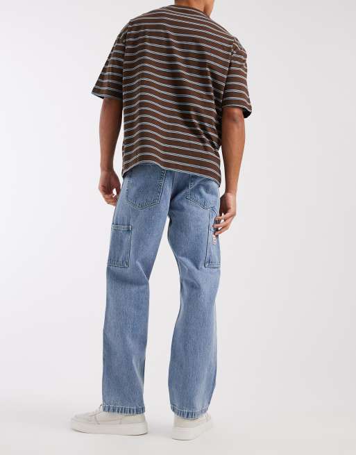 Levi's Workwear jean carpenter en denim droit ample délavé clair, 2 de 5