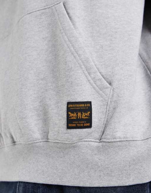 Levi's Workwear Kapuzenpullover in Graumeliert, 5 von 5