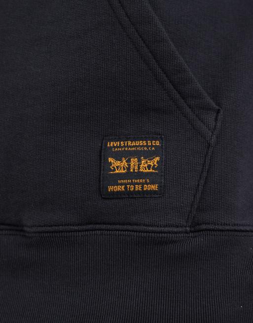 Levi's Workwear Kapuzenpullover in Schwarz, 3 von 5