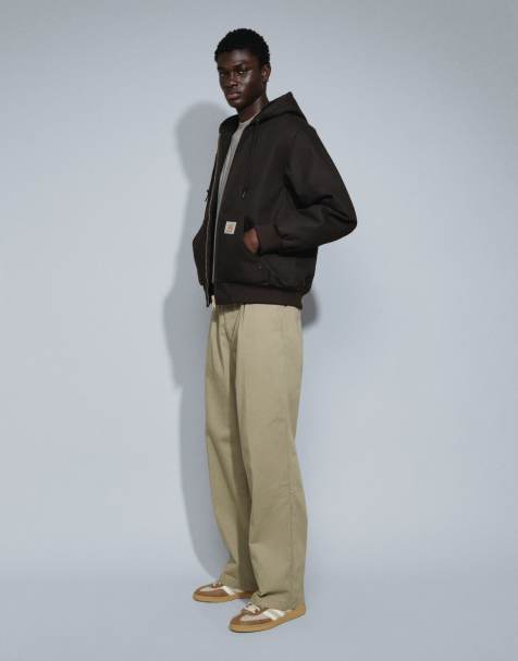 Levi's Workwear loose pleated chinos in beige - view 1