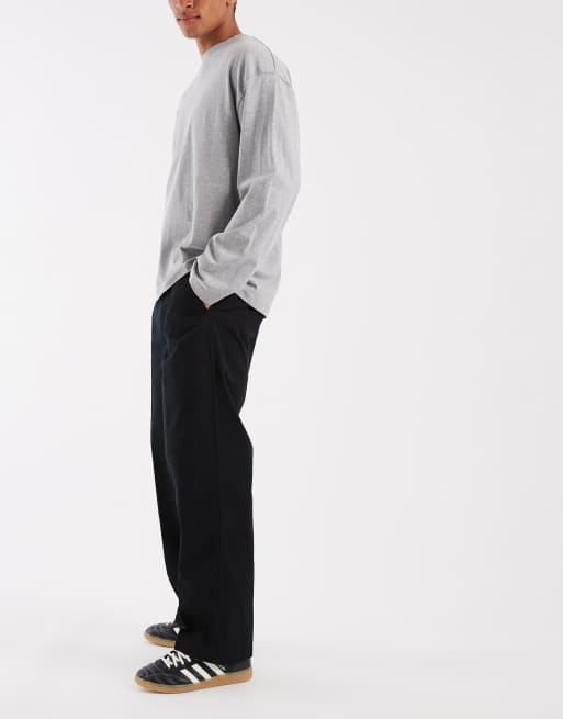 Levi's Workwear loose pleated chinos in black, 3 of 5