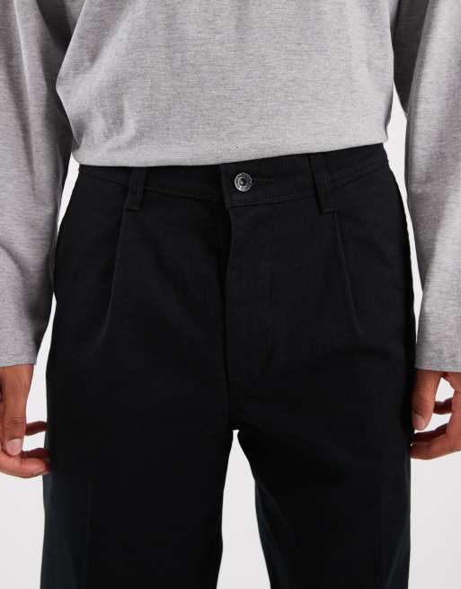 Levi's Workwear loose pleated chinos in black, 4 of 5