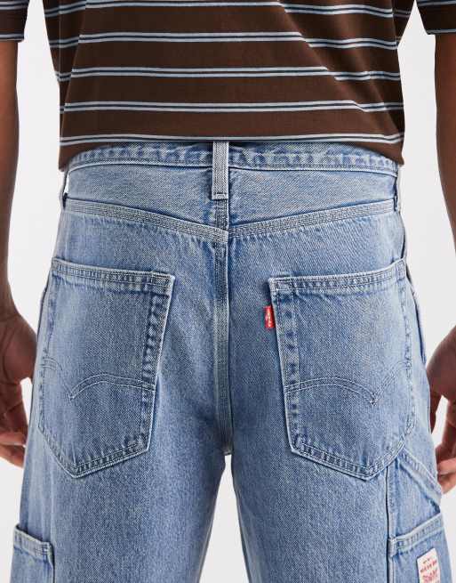 Levi's Workwear loose straight denim carpenter jeans met lichte wassing, 4 van 5