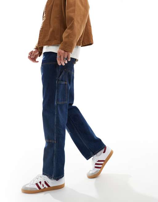 Levi's Workwear - Losse 565 jeans met dubbele kniestukken in donkerblauw, 4 van 5