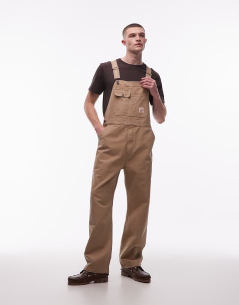 Levi's - Workwear - Losse uniseks denim overall in beige - view 1