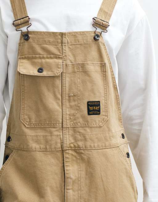 Levi's Workwear løse overalls i camel, 3 af 5
