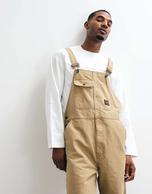 Levi's Workwear løse overalls i camel, 5 af 5
