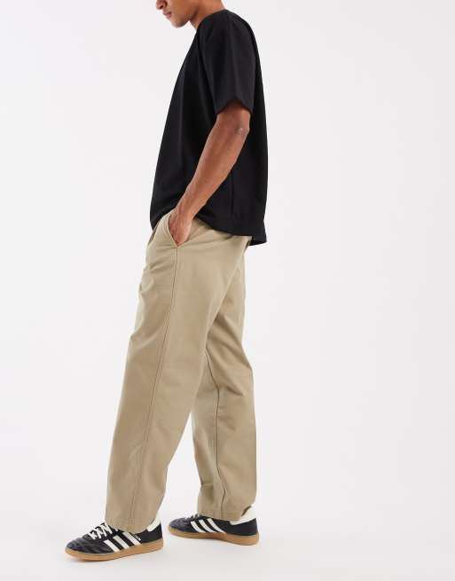 Levi's Workwear luźne plisowane chinosy w beżu, 3 z 5