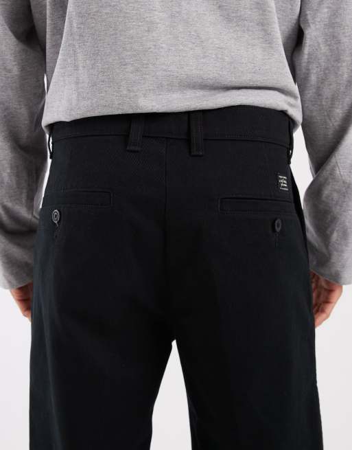 Levi's Workwear luźne plisowane chinosy w czerni, 5 z 5