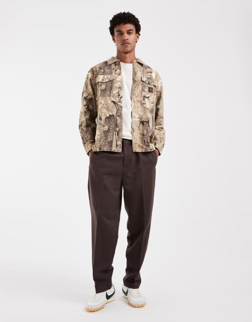 Levi's Workwear overhemd met camozak in bruin, 3 van 5