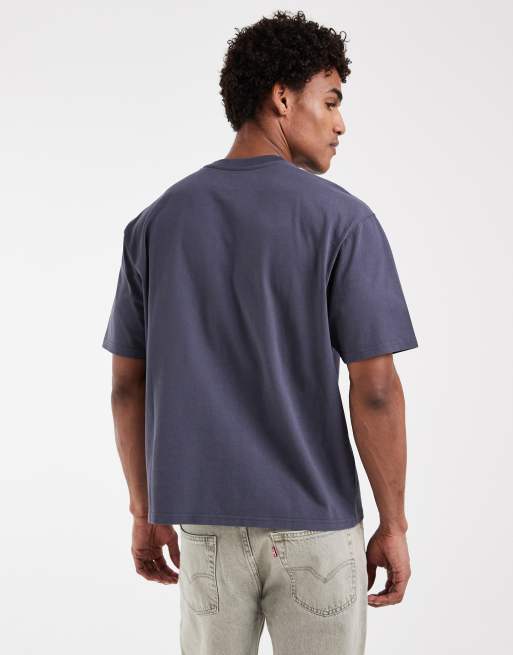 Levi's Workwear pocket T-shirt in gewassen marineblauw, 3 van 5