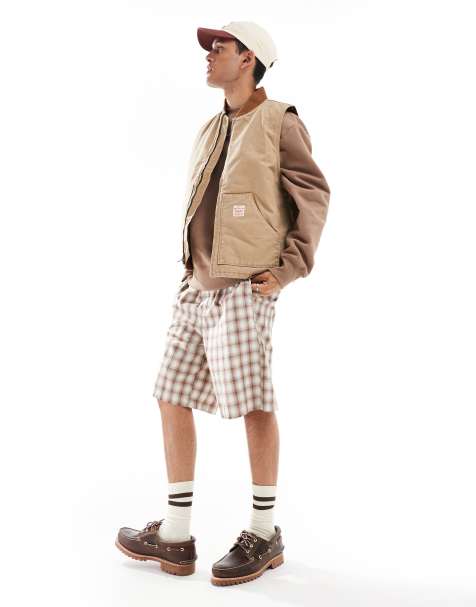 Levi's - Workwear - Sansome - Gewatteerde canvas bodywarmer in beige - view 1