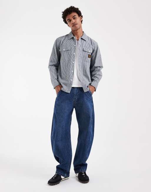 Levi's Workwear striped pocket shirt in blue , 3 of 5