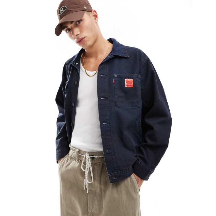 Levis canvas trucker best sale