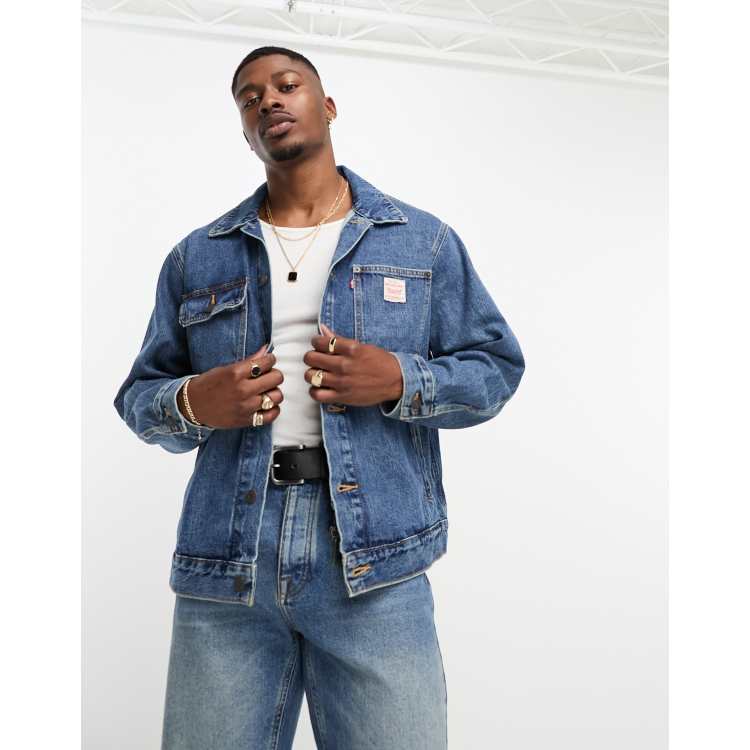 Levi's Sunrise Trucker Jacket, Blue, Men, S