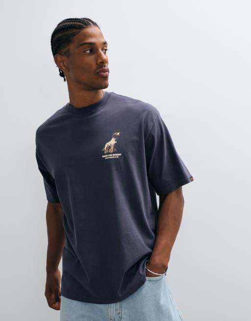 Levi's Workwear T-shirt med grafisk print på ryggen i kulsort, 4 af 5