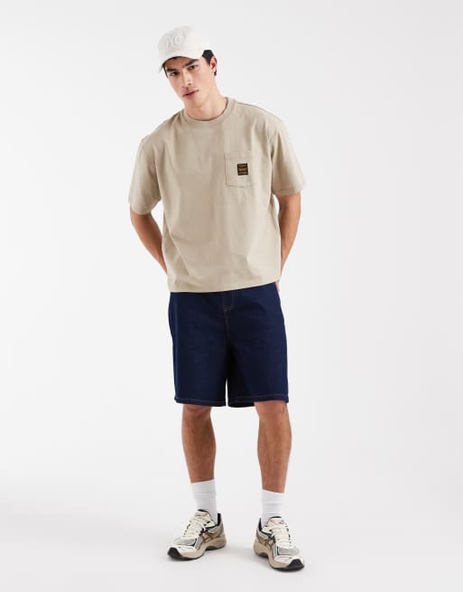 Levi's Workwear T-shirt met borstzak in beige, 2 van 5
