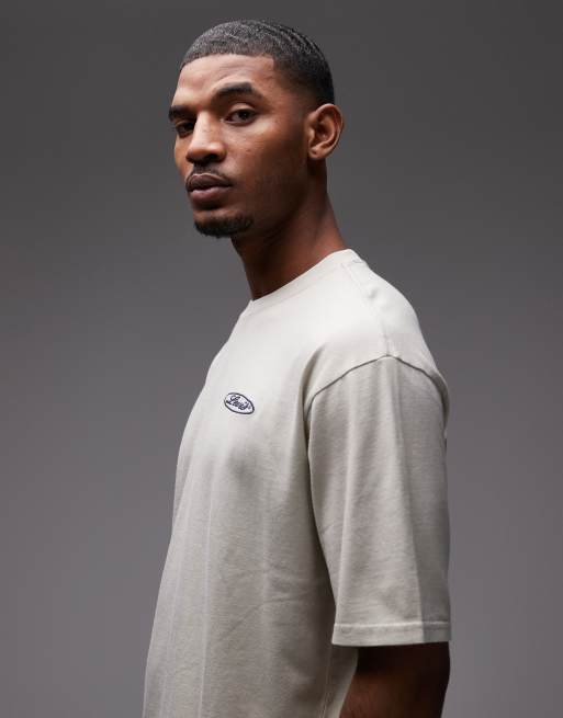 Levi's - Workwear - T-shirt met grafische print op de achterkant in grijs, 4 van 5
