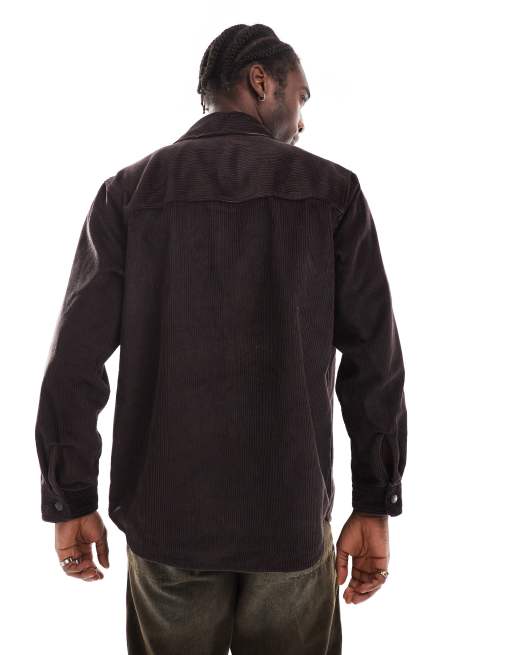 Levi's Workwear – Telegraph – Brązowa pikowana koszula wierzchnia