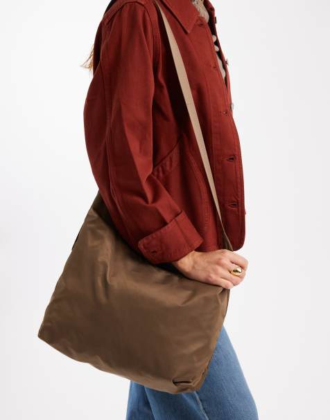 Levi's woven shoulder bag in khaki - view 1