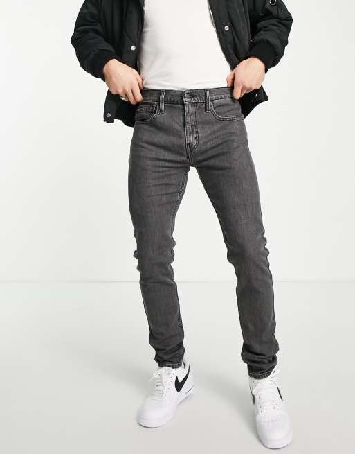 Levi's x ASOS exclusive 512 slim tapered jeans in black wash with