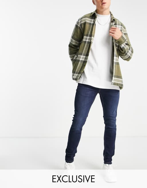 Levi's x ASOS – Exclusive 519 – Jeansy o bardzo obcisłym kroju w spranym niebieskim kolorze